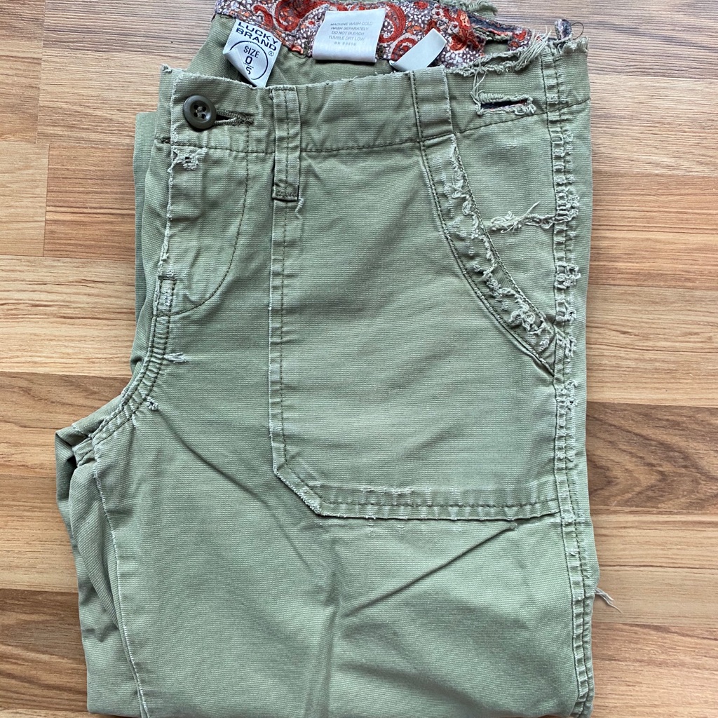 Lucky Brand Green Army Pants